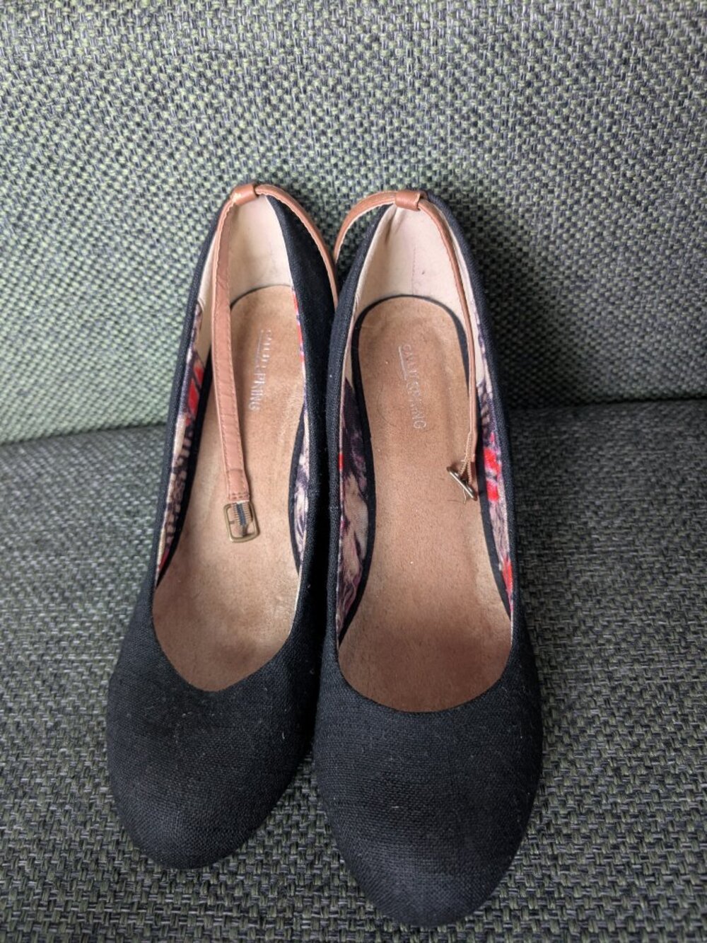 Call It Spring Black Slingback Flats – Classic (Like New) - Picture 2 of 4